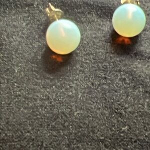 Opal earrings new silver 925